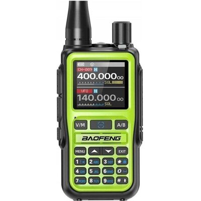 Baofeng Krótkofalówka UV-5R EU MINI USB-C Bluetooth VHF UHF Pasmo Lotnicze Green, Talkie walkie, Vert, Noir Baofeng Krótkofalówka UV-5R EU MINI USB-C Bluetooth VHF UHF Pasmo Lotnicze Green, Talkie walkie, Vert, Noir