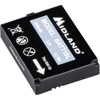 Midland Batterie de rechange 1800 mAh pour radios BR 180 C1628, Talkie walkie : accessoires Midland Batterie de rechange 1800 mAh pour radios BR 180 C1628, Talkie walkie : accessoires