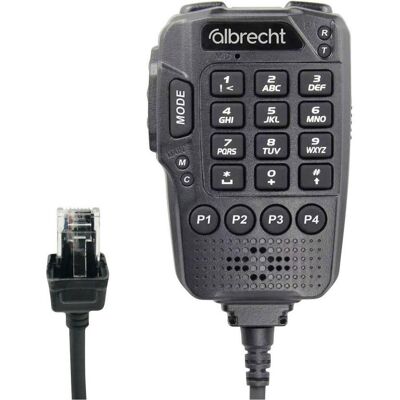 Albrecht Multifunktionales Mikrofon für AE 5900 Mini SSB Ansteck Sprach-Mikrofon, Talkie walkie : accessoires Albrecht Multifunktionales Mikrofon für AE 5900 Mini SSB Ansteck Sprach-Mikrofon, Talkie walkie : accessoires