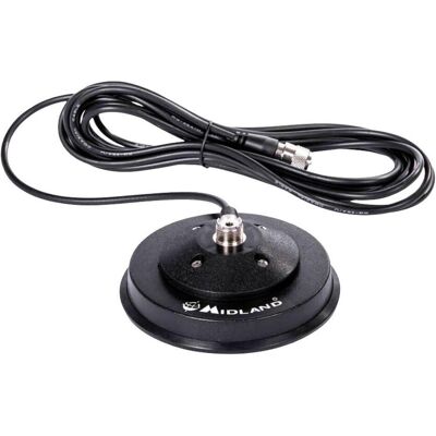 Midland Pied d'antenne magnétique PL Pied magnétique, 117mm C1183, Talkie walkie : accessoires Midland Pied d'antenne magnétique PL Pied magnétique, 117mm C1183, Talkie walkie : accessoires