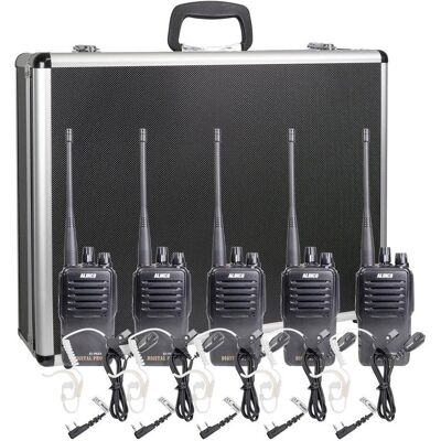 Alinco DJ-PAX-4 KEP-24-VK 150097 Pack de 5 - Talkie-Walkie Alinco DJ-PAX-4 KEP-24-VK 150097 Pack de 5 - Talkie-Walkie