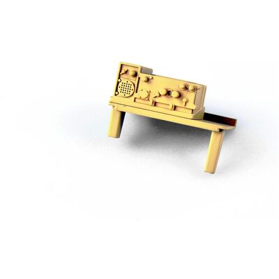 Amewi Radio factice sable, Talkie walkie, Marron Amewi Radio factice sable, Talkie walkie, Marron