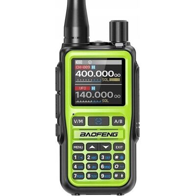 Baofeng Krótkofalówka UV-5R EU MINI USB-C Bluetooth VHF UHF Pasmo Lotnicze Green, Talkie walkie, Vert, Noir Baofeng Krótkofalówka UV-5R EU MINI USB-C Bluetooth VHF UHF Pasmo Lotnicze Green, Talkie walkie, Vert, Noir