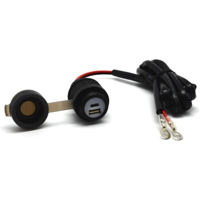 Chargeur moto Albrecht USB Duo 12/24V IPX6 Chargeur moto Albrecht USB Duo 12/24V IPX6