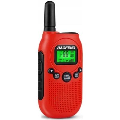 Baofeng Talkie-walkie BF-T6 Panda Rouge (3 km), Talkie walkie, Rouge Baofeng Talkie-walkie BF-T6 Panda Rouge (3 km), Talkie walkie, Rouge