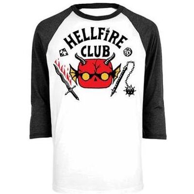 Funko Tee T-Shirt (XL) Stranger Things Hellfire Club 3/4, Autres accessoires gaming, Multicolore Funko Tee T-Shirt (XL) Stranger Things Hellfire Club 3/4, Autres accessoires gaming, Multicolore