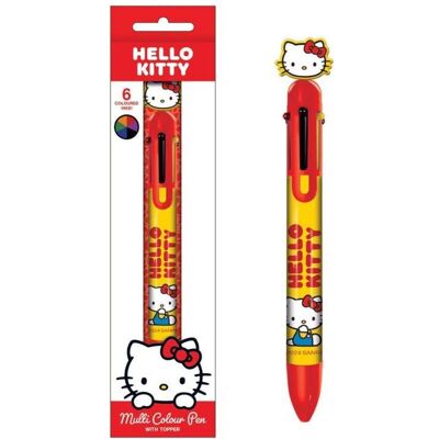 Pyramid Stylo, Hello Kitty Pen Multicolor 6 in 1: Hello Kitty (1x) Pyramid Stylo, Hello Kitty Pen Multicolor 6 in 1: Hello Kitty (1x)