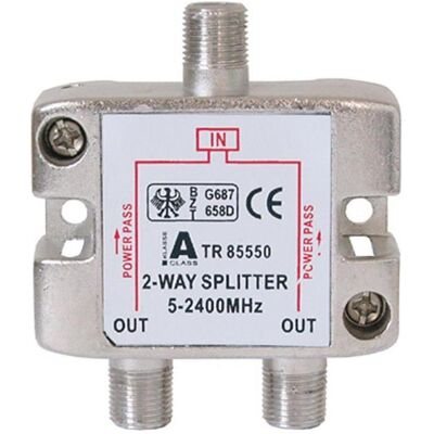 Shiverpeaks BASIC-S Répartiteur SAT, 2x, 5-2400 MHz 3 x F-coupleur, BZT (Câble d'antenne), Câble d'antenne Shiverpeaks BASIC-S Répartiteur SAT, 2x, 5-2400 MHz 3 x F-coupleur, BZT (Câble d'antenne), Câble d'antenne