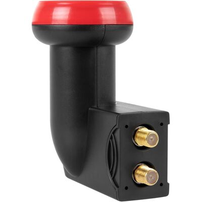 Megasat Convertisseur d'antenne satellite Diavolo (Twin LNB, 40mm), Tête universelle, Noir Megasat Convertisseur d'antenne satellite Diavolo (Twin LNB, 40mm), Tête universelle, Noir