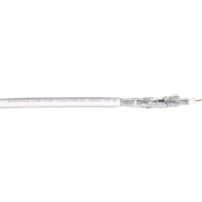 BKL Electronic 806014 Câble coaxial blanc - Câble coaxial BKL Electronic 806014 Câble coaxial blanc - Câble coaxial