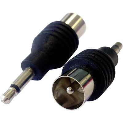 BKL Electronic 1 pc. 1102007 Adaptateur d'antenne prise jack 3,5 mm sur antenne, Parabole : accessoires, Argent BKL Electronic 1 pc. 1102007 Adaptateur d'antenne prise jack 3,5 mm sur antenne, Parabole : accessoires, Argent