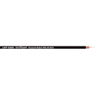 Câble coaxial LAPP 2170012/500 - RG59 - Noir - 500m Câble coaxial LAPP 2170012/500 - RG59 - Noir - 500m