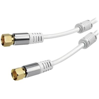 Vivanco Receiveranschlusskabel 110dB, 1,5m mit Ferritkern (110 dB, Câble d'antenne), Câble d'antenne Vivanco Receiveranschlusskabel 110dB, 1,5m mit Ferritkern (110 dB, Câble d'antenne), Câble d'antenne