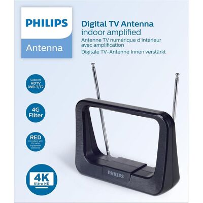 Philips SDV1226/12 Antenne de télévision, Parabole + antenne, Noir Philips SDV1226/12 Antenne de télévision, Parabole + antenne, Noir