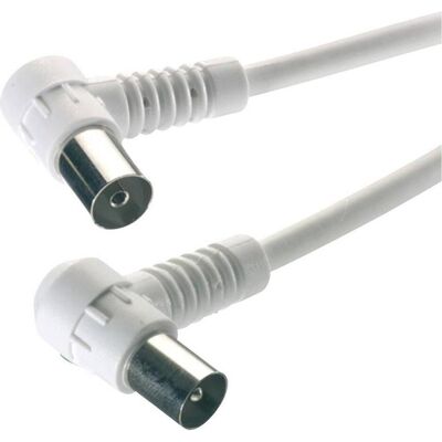 Vivanco Antennen Kabel 90dB Winkel 3m (90 dB, Câble d'antenne), Câble d'antenne Vivanco Antennen Kabel 90dB Winkel 3m (90 dB, Câble d'antenne), Câble d'antenne