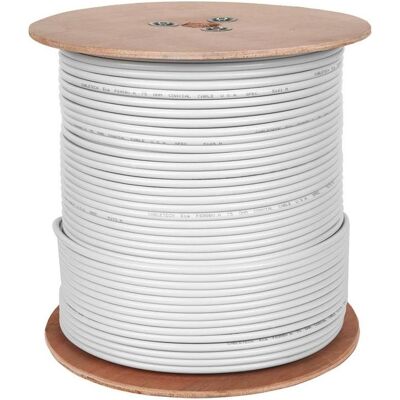 Cabletech F690BV Câble coaxial blanc, bobine de 305 m (Câble d'antenne), Câble d'antenne Cabletech F690BV Câble coaxial blanc, bobine de 305 m (Câble d'antenne), Câble d'antenne