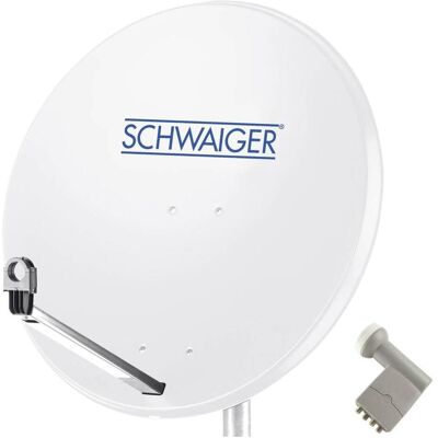 Système Satellite Schwaiger 80cm 4 Utilisateurs Quad-LNB - Système Satellite Système Satellite Schwaiger 80cm 4 Utilisateurs Quad-LNB - Système Satellite