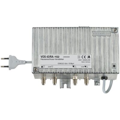 Kathrein KATH Amplificateur de connexion domestique (Amplificateur), Parabole : accessoires, Gris Kathrein KATH Amplificateur de connexion domestique (Amplificateur), Parabole : accessoires, Gris