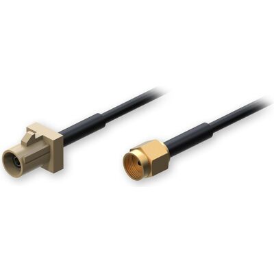 Teltonika RP-SMA-Stecker auf FAKRA I-Stecker-Kabel (Câble d'antenne), Câble d'antenne Teltonika RP-SMA-Stecker auf FAKRA I-Stecker-Kabel (Câble d'antenne), Câble d'antenne