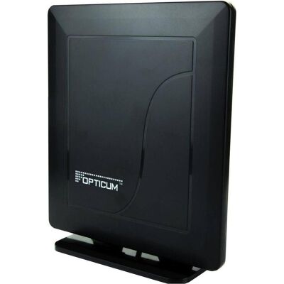 Opticum Smart HD 550 DVB-T/T2 (Antenne plate, DAB/DAB+, DVB-T / -T2), Parabole + antenne, Noir Opticum Smart HD 550 DVB-T/T2 (Antenne plate, DAB/DAB+, DVB-T / -T2), Parabole + antenne, Noir