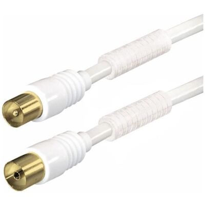 Hapena FAASG/2m 12721-SBEmballage. Koax Anschlusskabel ws. - Câble - Antenne/TV (110 dB, Câble d'antenne), Câble d'antenne Hapena FAASG/2m 12721-SBEmballage. Koax Anschlusskabel ws. - Câble - Antenne/TV (110 dB, Câble d'antenne), Câble d'antenne