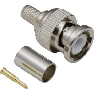 BKL Electronic 0401003/D 0401003/D Connecteur BNC, mâle, droit, 50 Ω, 1 pièce, Câble + prise électronique BKL Electronic 0401003/D 0401003/D Connecteur BNC, mâle, droit, 50 Ω, 1 pièce, Câble + prise électronique