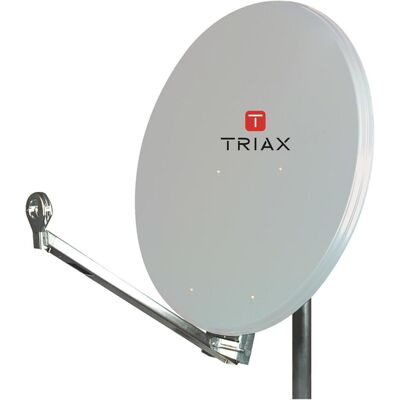 Triax Unité extérieure Twin AE75T (Antenne parabolique, 37.30 dB), Parabole + antenne, Gris Triax Unité extérieure Twin AE75T (Antenne parabolique, 37.30 dB), Parabole + antenne, Gris