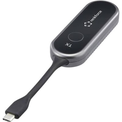 Renkforce RF-WLPT-700 HDMI Empfänger 30 m 5150 MHz, 5250 MHz, 5725 MHz, 5850 MHz (30 m, HDCP 2.2.2), Transmetteur multimédia sans fil, Noir Renkforce RF-WLPT-700 HDMI Empfänger 30 m 5150 MHz, 5250 MHz, 5725 MHz, 5850 MHz (30 m, HDCP 2.2.2), Transmetteur multimédia sans fil, Noir