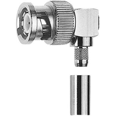 Telegärtner Connecteur BNC coudé à sertir G08 50 ohms, à souder/à sertir, A0520, G08 (RD-316) (Attelage), Câble d'antenne Telegärtner Connecteur BNC coudé à sertir G08 50 ohms, à souder/à sertir, A0520, G08 (RD-316) (Attelage), Câble d'antenne