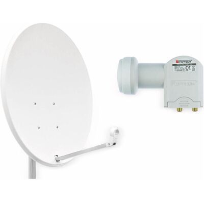 Opticum Opti QA60 Twin LNB - Parabole satellite Opticum Opti QA60 Twin LNB - Parabole satellite