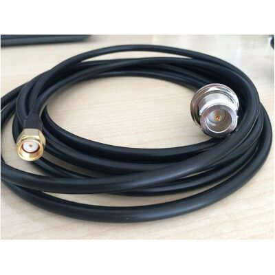 Allnet Antennen-Kabel LMR-195 R-SMA(m) <> N-Type(f) 30 cm - Chasis (Câble d'antenne), Câble d'antenne Allnet Antennen-Kabel LMR-195 R-SMA(m) <> N-Type(f) 30 cm - Chasis (Câble d'antenne), Câble d'antenne