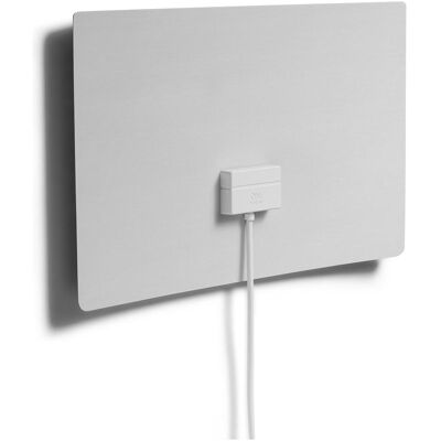 One for All Antenne à feuille amplifiée d'intérieur Euro (Antenne plate, 45 dB, DVB-T / -T2), Parabole + antenne, Noir One for All Antenne à feuille amplifiée d'intérieur Euro (Antenne plate, 45 dB, DVB-T / -T2), Parabole + antenne, Noir
