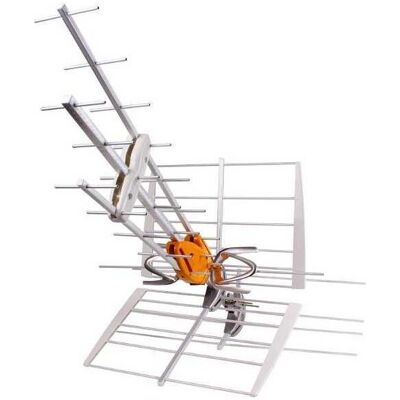 Antena DVB-T/T2 Televes DAT BOSS MIX T-Force ref. 149421 op. jednostkowe (Antenne parabolique, 41 dB, DVB-T / -T2), Parabole + antenne, Blanc, Orange Antena DVB-T/T2 Televes DAT BOSS MIX T-Force ref. 149421 op. jednostkowe (Antenne parabolique, 41 dB, DVB-T / -T2), Parabole + antenne, Blanc, Orange