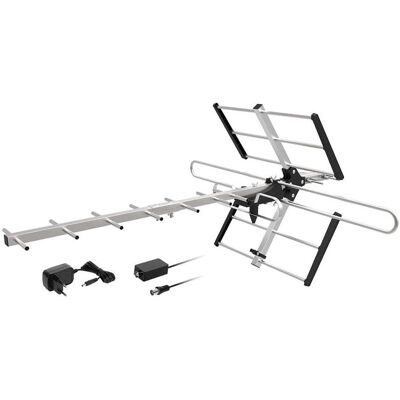 Cabletech Antenne TV active directionnelle, type Yagi de (Antenne yagi), Parabole + antenne Cabletech Antenne TV active directionnelle, type Yagi de (Antenne yagi), Parabole + antenne