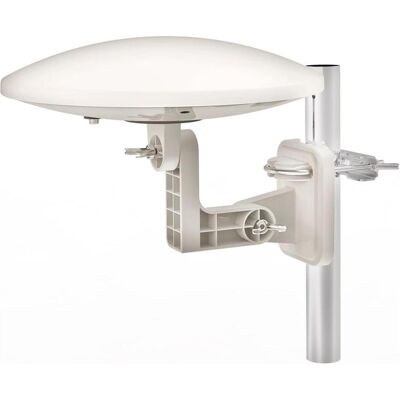 Cabletech Antenne extérieure multidirectionnelle pour la télévision numérique terrestre DVB-T2, modèle ANT0559 (Antenne parabolique, 30 dB, DVB-T / -T2), Parabole + antenne, Blanc Cabletech Antenne extérieure multidirectionnelle pour la télévision numérique terrestre DVB-T2, modèle ANT0559 (Antenne parabolique, 30 dB, DVB-T / -T2), Parabole + antenne, Blanc