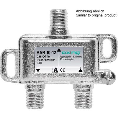 Axing Dérivateur simple BAB 10-16 16 dB, 51006 MHz, Récepteur TV : accessoires, Argent Axing Dérivateur simple BAB 10-16 16 dB, 51006 MHz, Récepteur TV : accessoires, Argent