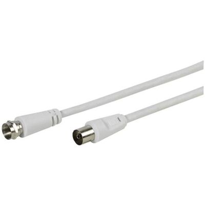 Vivanco Empfängeranschlusskabel F Stecker <-> Koax Buchse 75dB, 3m (75 dB, Câble d'antenne), Câble d'antenne Vivanco Empfängeranschlusskabel F Stecker <-> Koax Buchse 75dB, 3m (75 dB, Câble d'antenne), Câble d'antenne