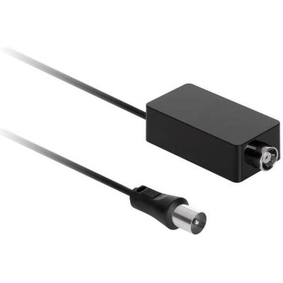 Cabletech amplificateur d'antenne TV directionnel et adaptateur secteur, Parabole + antenne Cabletech amplificateur d'antenne TV directionnel et adaptateur secteur, Parabole + antenne
