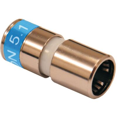 Kreiling Fiche de compression A+F 7mm, 5,1 Dielek. F 7-51 S / 541542, Câble d'antenne Kreiling Fiche de compression A+F 7mm, 5,1 Dielek. F 7-51 S / 541542, Câble d'antenne