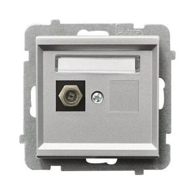 Ospel GPA-1RF/m/38 (Prise antenne), Parabole : accessoires, Argent Ospel GPA-1RF/m/38 (Prise antenne), Parabole : accessoires, Argent