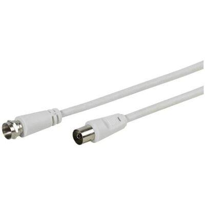 Vivanco Empfängeranschlusskabel F Stecker <-> Koax Buchse 75dB, 5m (75 dB, Câble d'antenne), Câble d'antenne Vivanco Empfängeranschlusskabel F Stecker <-> Koax Buchse 75dB, 5m (75 dB, Câble d'antenne), Câble d'antenne