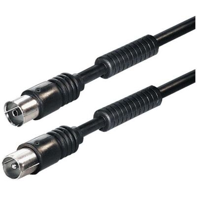 Hapena FAAS 3, 0m (7-121) noir 13830 (100 dB, Câble d'antenne), Câble d'antenne Hapena FAAS 3, 0m (7-121) noir 13830 (100 dB, Câble d'antenne), Câble d'antenne