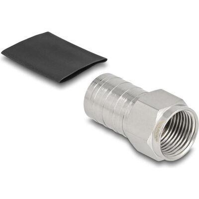 Delock F Stecker zum Crimpen RG-6mit passendem Schrumpfschlauch (Câble d'antenne), Câble d'antenne Delock F Stecker zum Crimpen RG-6mit passendem Schrumpfschlauch (Câble d'antenne), Câble d'antenne