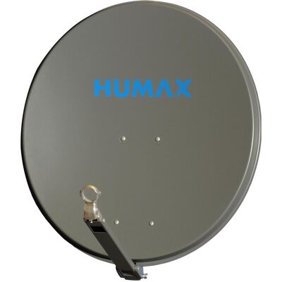 Humax E0764 - 35,9 dBi - gris - aluminium - 65 cm (Antenne parabolique, 35.90 dB, UKW / MW / LW), Parabole + antenne, Gris Humax E0764 - 35,9 dBi - gris - aluminium - 65 cm (Antenne parabolique, 35.90 dB, UKW / MW / LW), Parabole + antenne, Gris