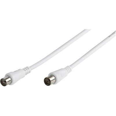 Vivanco TV-/Radio-Antennenkabel, 15 m - Weiss (Câble d'antenne), Câble d'antenne Vivanco TV-/Radio-Antennenkabel, 15 m - Weiss (Câble d'antenne), Câble d'antenne