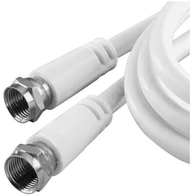 Vivanco Receiveranschlusskabel 75dB, 3m (75 dB, Câble d'antenne), Câble d'antenne Vivanco Receiveranschlusskabel 75dB, 3m (75 dB, Câble d'antenne), Câble d'antenne