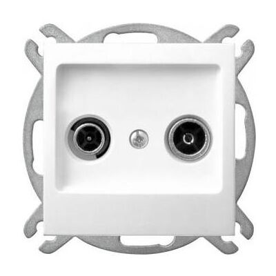 Ospel GPA-10YPZ/m/00 (Prise antenne), Parabole : accessoires, Blanc Ospel GPA-10YPZ/m/00 (Prise antenne), Parabole : accessoires, Blanc