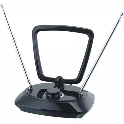 Antenne TV numérique Philips - Noire - 28 dB - DVB-T/T2 Antenne TV numérique Philips - Noire - 28 dB - DVB-T/T2