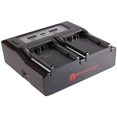 Berenstargh Dual LCD USB Ladegerät f. Panasonic VW-VBD26 VBD58 VBD78 AGAC8EJ AG-AC8EJ AjHPX270 (1 pcs, Chargeurs sans batterie), Chargeur de batterie Berenstargh Dual LCD USB Ladegerät f. Panasonic VW-VBD26 VBD58 VBD78 AGAC8EJ AG-AC8EJ AjHPX270 (1 pcs, Chargeurs sans batterie), Chargeur de batterie