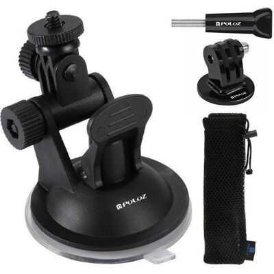 Puluz Support de voiture en verre pour GOPRO Hero, DJI Osmo Action PU51, Caméra d'action : accessoires, Noir Puluz Support de voiture en verre pour GOPRO Hero, DJI Osmo Action PU51, Caméra d'action : accessoires, Noir